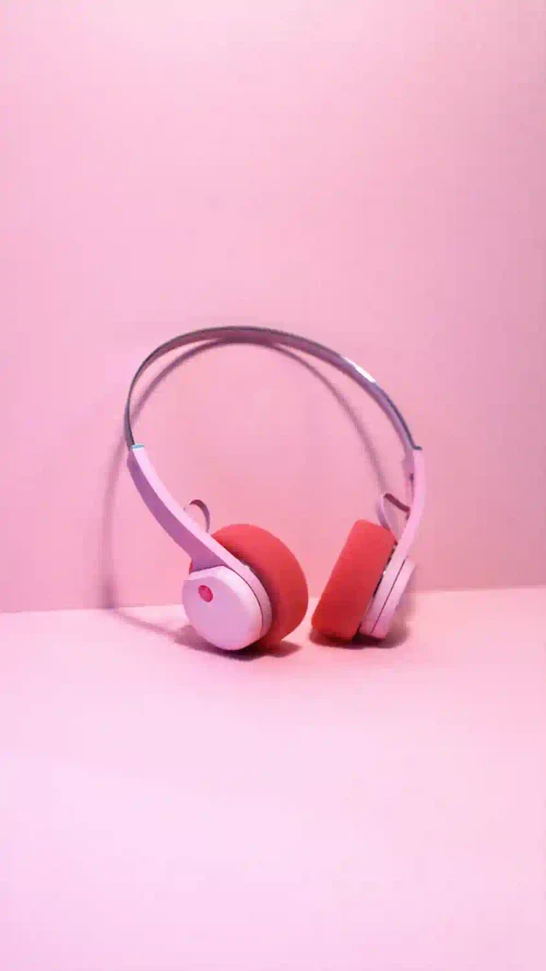 Freestyle Headphones Pink