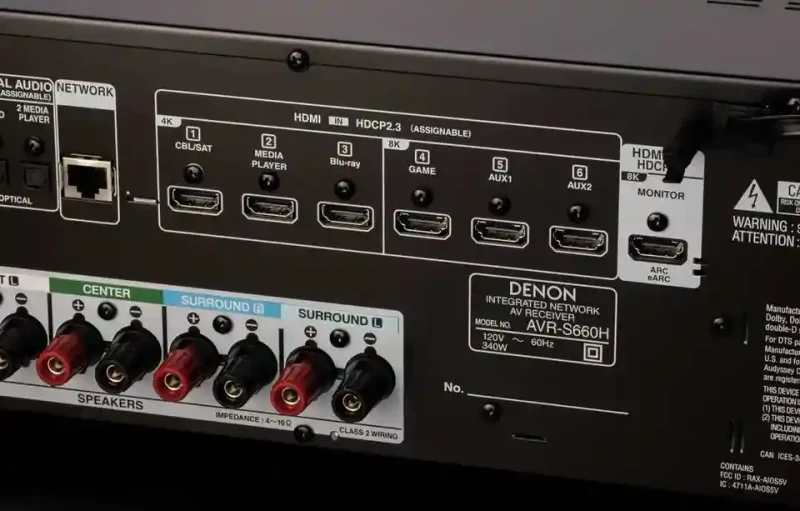 Denon AVR-S660H 6