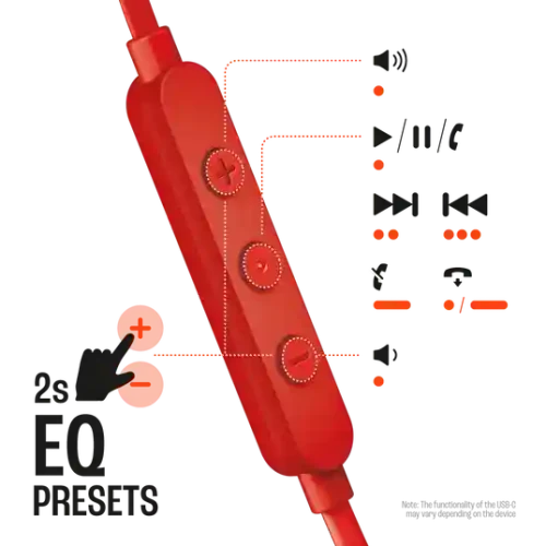 JBL Tune 310C USB Red