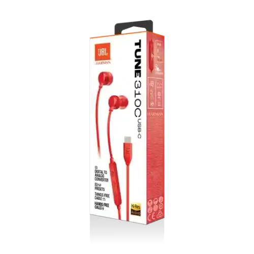 JBL Tune 310C USB Red